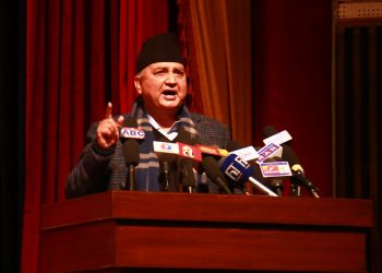 Dahal and Nepal are behind party split: DPM Pokhrel