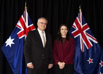 New Zealand hosts Australia PM in 1st meeting since outbreak