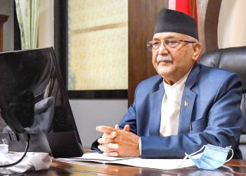 PM Oli virtually lays foundation stone of liquefied oxygen plant