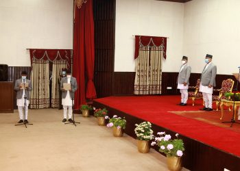 PM Oli reshuffles cabinet; New ministers including three DPMs sworn-in