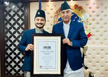 PM Deuba congratulates Memory King Sharma