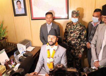Home Minster Lamichhane pledges to keep law and order without any pressure and influence