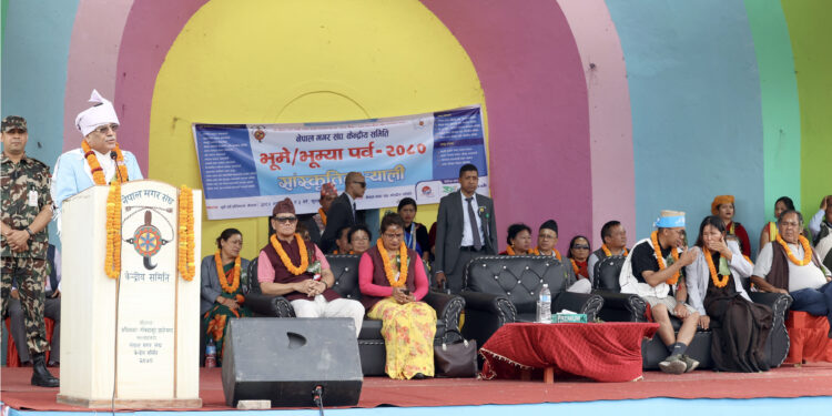 PM Dahal extends best wishes on Bhumya festival