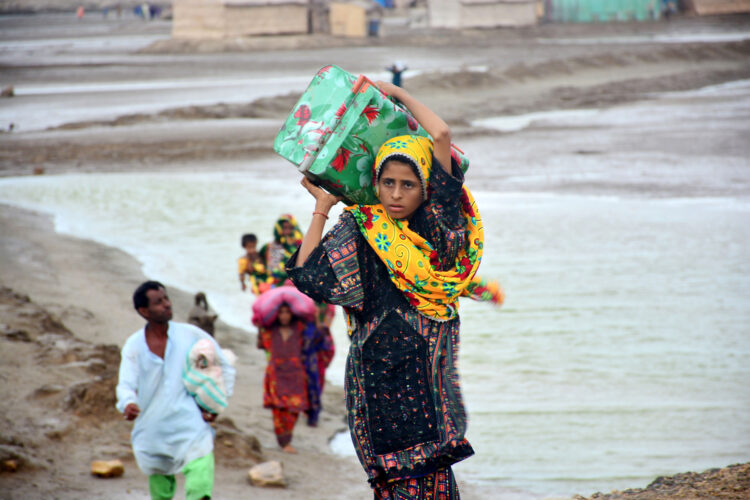 PAKISTAN-THATTA-CYCLONE BIPARJOY-EVACUATION