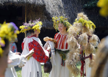 ROMANIA-BUCHAREST-TRADITIONAL FESTIVAL-SANZIENE