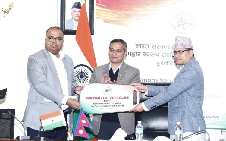 India Hands Over First Tranche of Election Assistance to Nepal