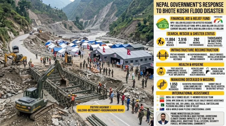 Government Moves Toward Rehabilitation After Bhote Koshi Flood: NPR 1 Billion Released, International Support Continues